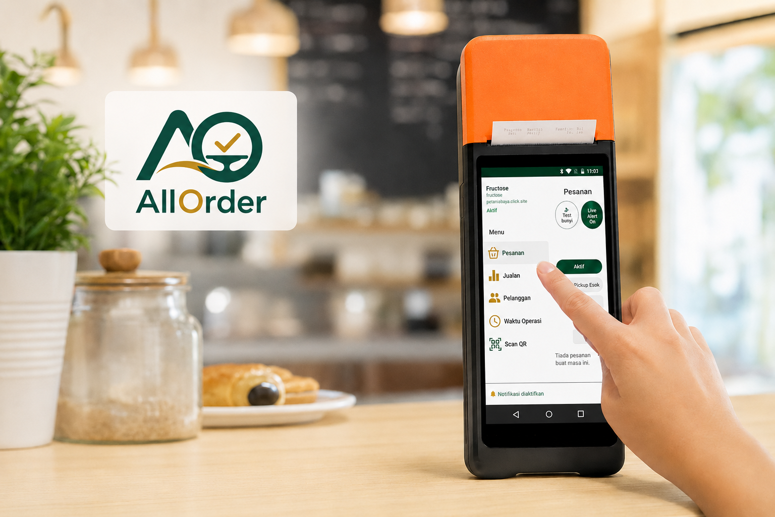 Pesanan Makanan Lebih Cepat dengan AllOrder
